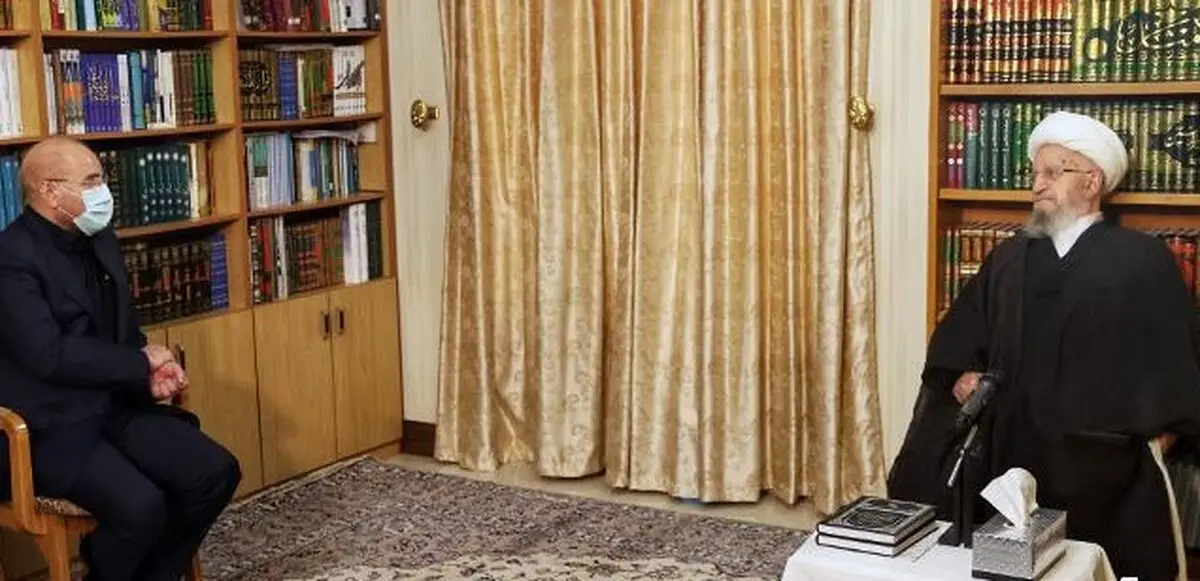 دیدار رئیس مجلس با مراجع عظام تقلید