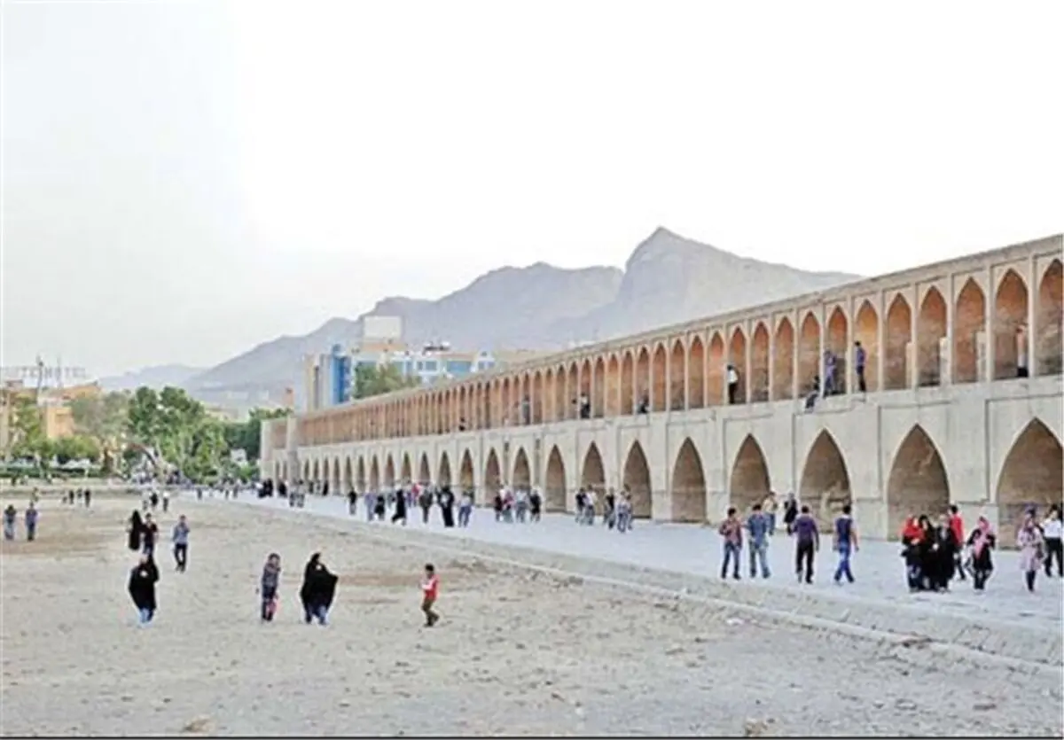  نمایی متفاوت از  زاینده‌رود بعد از بازگشت آب/ عکس