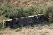 واژگونی مرگبار اتوبوس خوی_تهران/ عکس