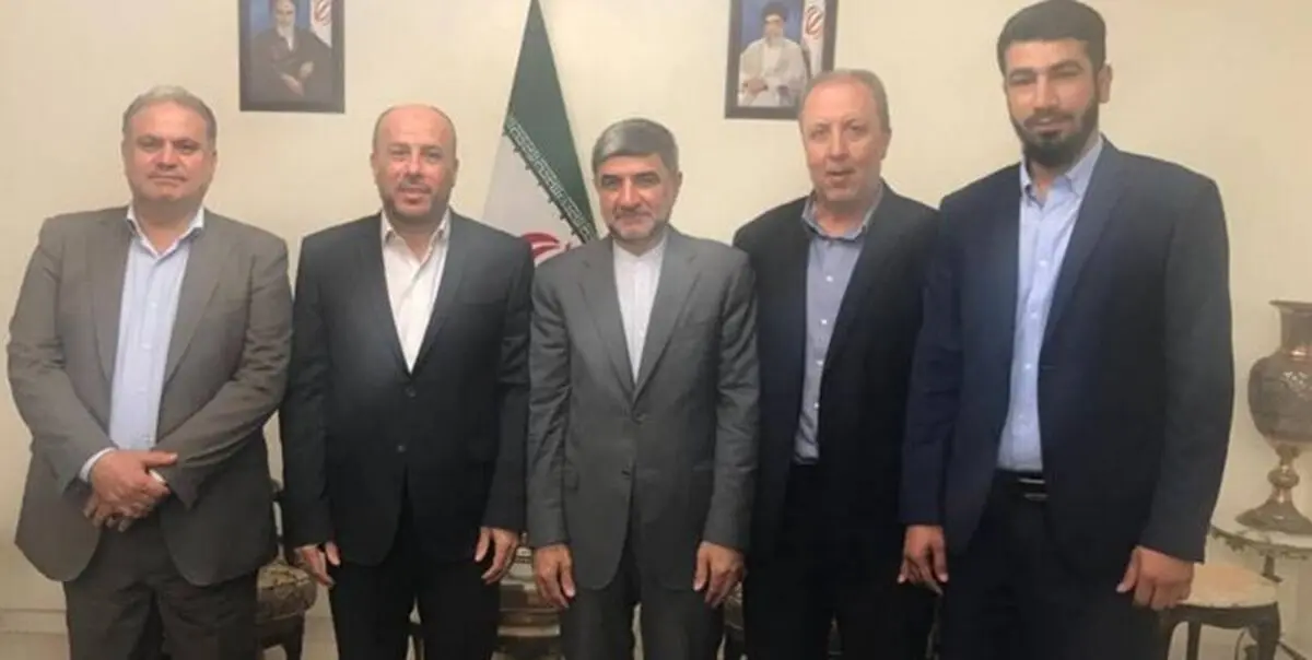 تاکید هیأت حماس و سفیر ایران در لبنان بر رد طرح الحاق