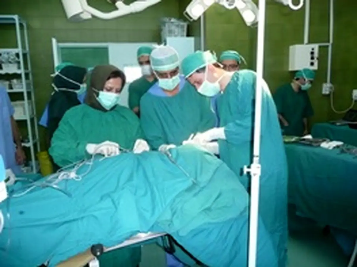 سوزن ۴ سانتىمتری در یک عمل جراحى نادر از کبد نوزاد خارج شد