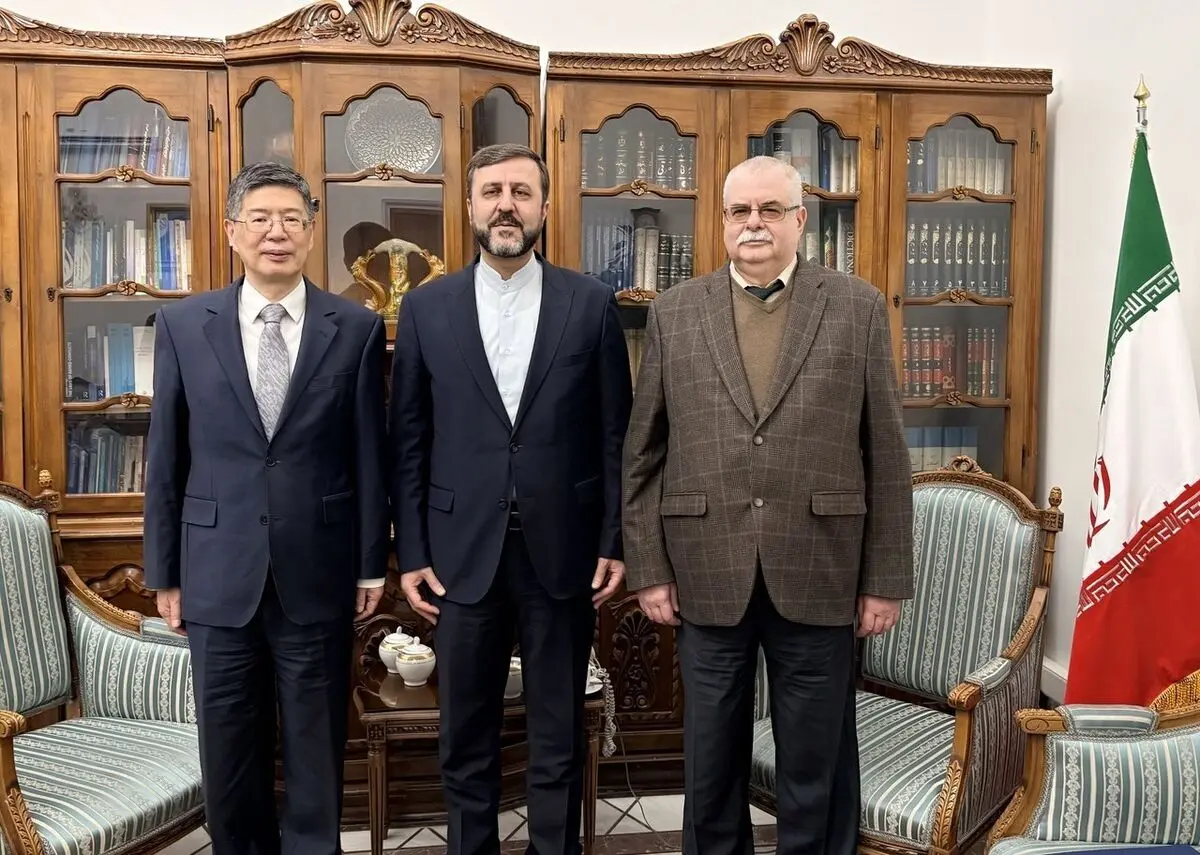 
دیدار غریب‌آبادی با سفرای روسیه و چین
