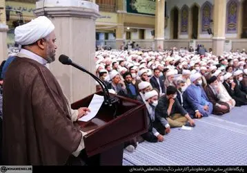جمعی از مبلغان و طلاب حوزه‌های علمیه با رهبر انقلاب دیدار کردند