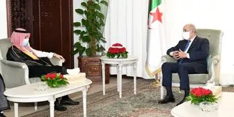 دیدار وزیر خارجه سعودی با رئیس جمهور الجزائر