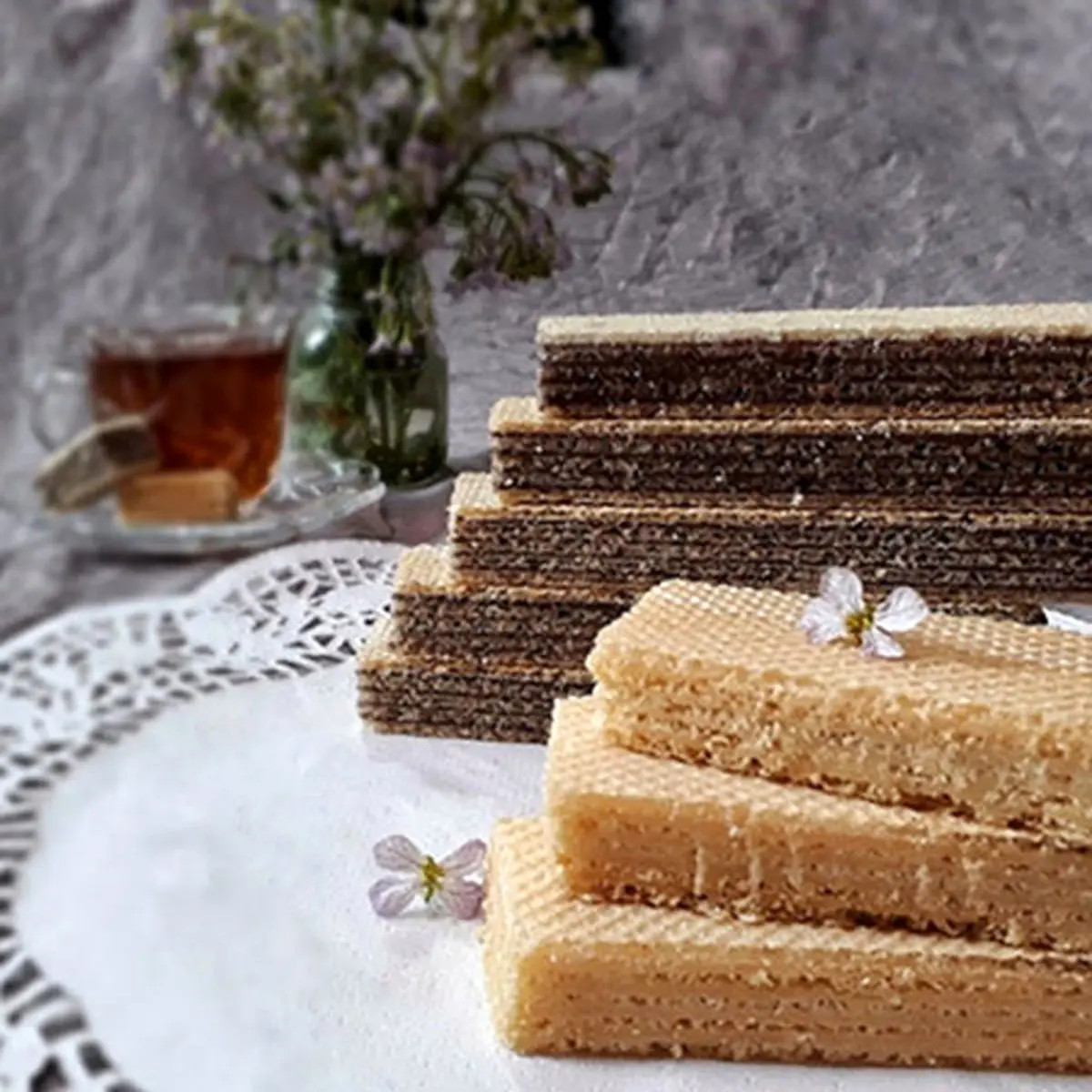 چگونه ویفر خانگی درست کنیم؟