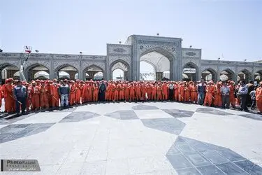 پاکبانان مشهدالرضا ميهمان حرم مطهررضوي (3)