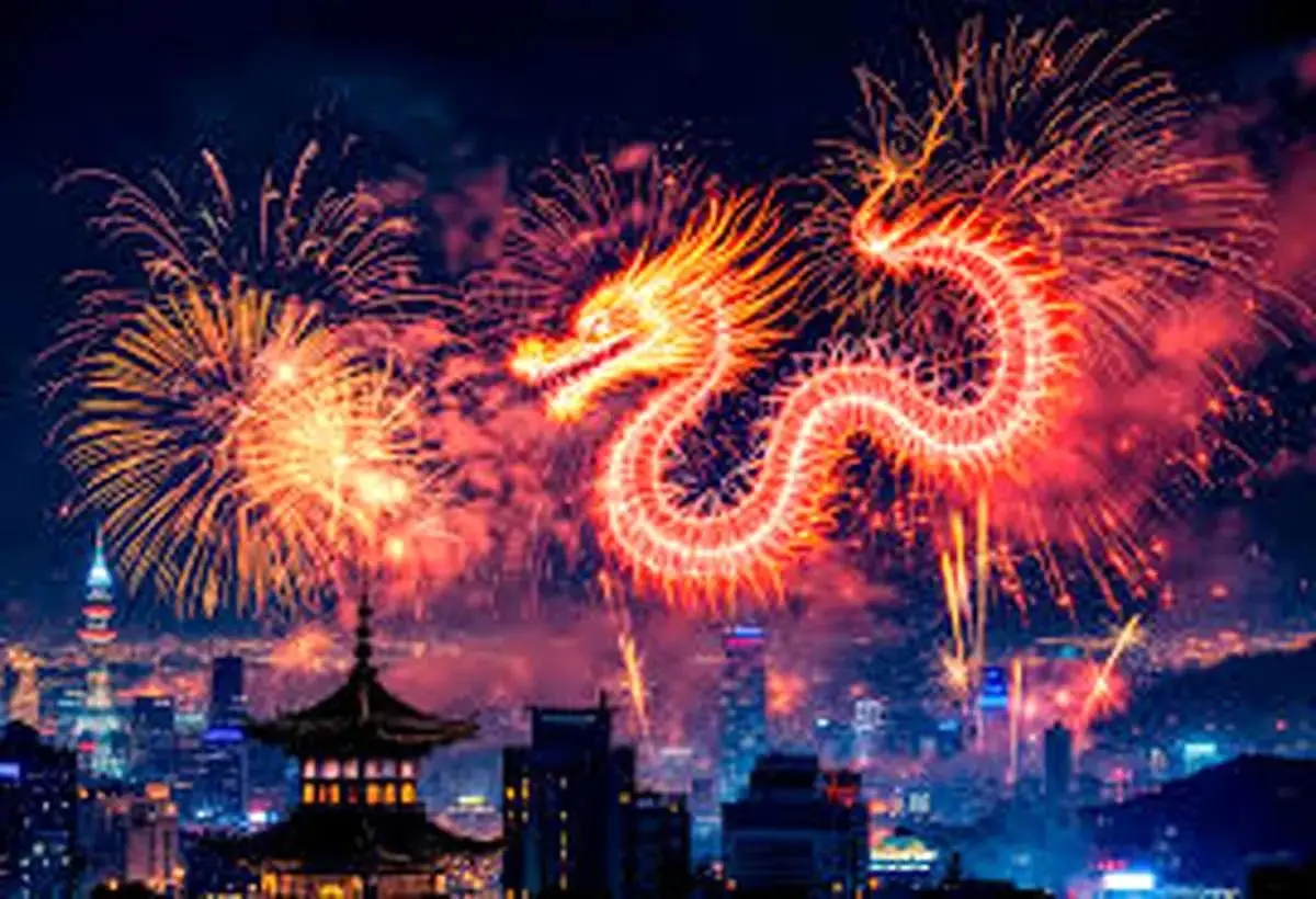 سنگ تمام چینی ها برای آغاز سال نوی میلادی + فیلم
