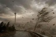هشدار هواشناسی نسبت به وزش تندبادهای موقتی در تهران