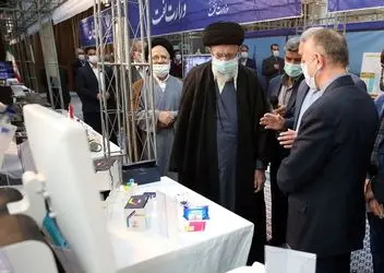 رهبر انقلاب صبح امروز از نمایشگاه توانمندی‌های صنعتی بازدید کردند/گزارش تصویری