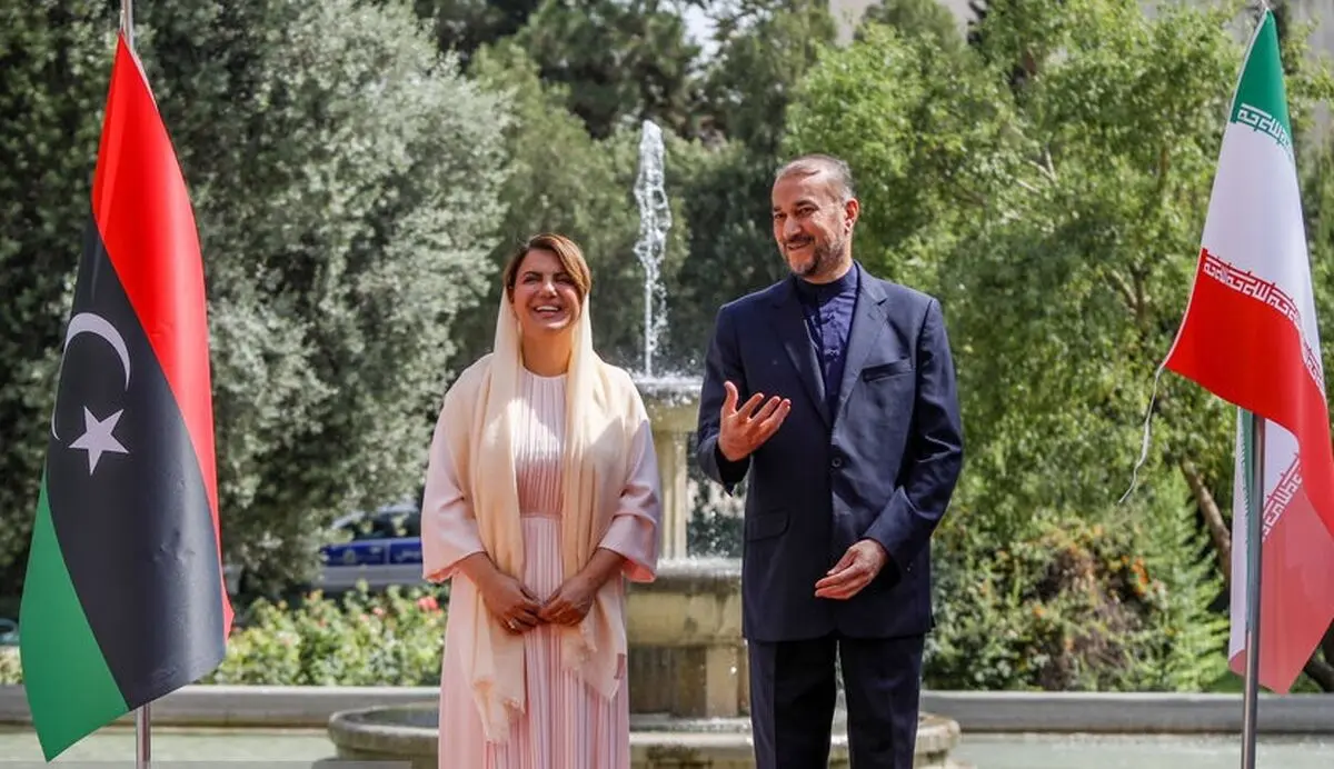 پوشش جالب وزیر خارجه لیبی در تهران