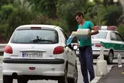 بنزین فروشی در خیابان