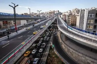 کاهش بارترافیکی بزرگراه شهید صدر