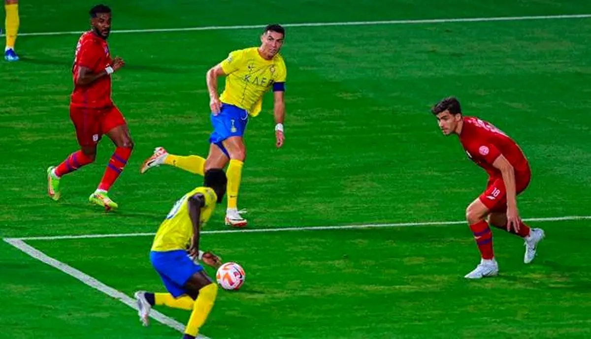 النصر با رونالدو در لحظه آخر برد را از دست داد