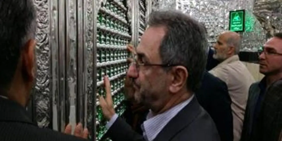 استاندار تهران در حرم حضرت عبدالعظیمحسنی(ع) حاضر شد