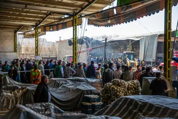 تصاویر سقوط بالگرد ارتش در «درچه» اصفهان