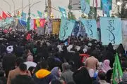 حضور شگفت انگیر محبان حضرت ولیعصر(عج) در راه جمکران 