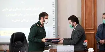 امضای تفاهم نامه همکاری بین قرارگاه سازندگی خاتم الانبیاء و شورای عالی استان‌ها 