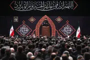 مراسم عزاداری شب تاسوعای حسینی در حسینیه امام خمینی (ره) برگزار شد