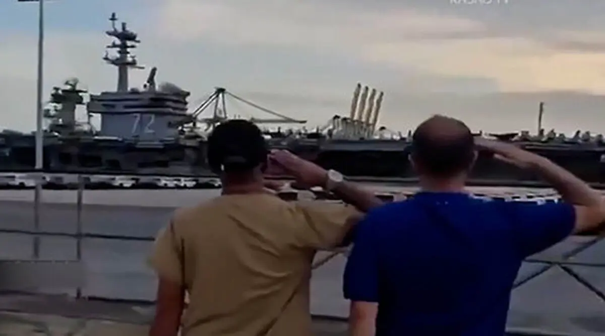 حرکت چندش دو سلطنت طلب وطن فروش برای ملوانان آمریکایی در تایلند! 