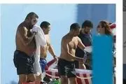 پادشاه مغرب و همسرش در سواحل آمریکا