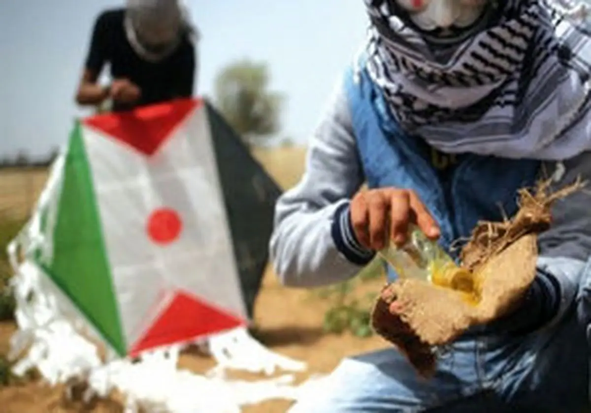 بادبادکهای آتشزای فلسطینیان بلای جان صهیونیستها