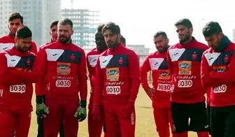 تمرین تیم فوتبال پرسپولیس در مشهد