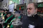 
تصاویر چهره های مشهور در لباس خادمی امام رضا(ع) 