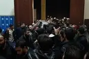 تشییع پیکر مطهر حاج قاسم سلیمانی و شهدای مقاومت در حرم امام خمینی(ره)