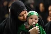  مراسم شیرخوارگان حسینی در حرم مطهر حضرت عبدالعظیم حسنی (ع) / گزارش تصویری