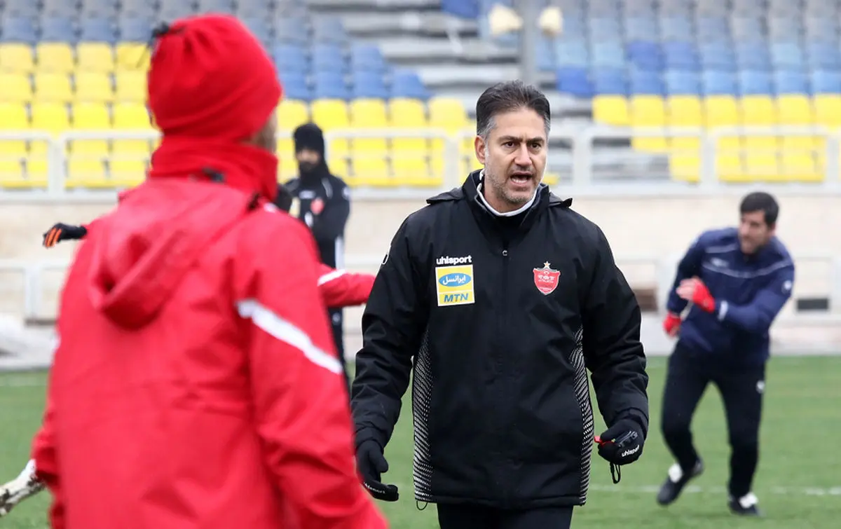 مطهری همهکاره تمرینات پرسپولیس