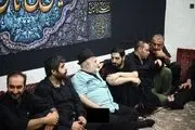 حضور هنرمندان در مراسم تاسوعای حسینی/عکس
