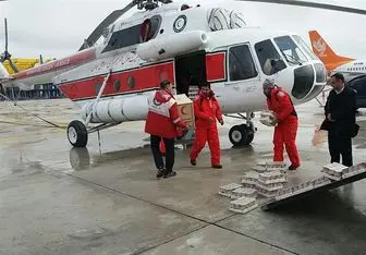 امدادرسانی نیروهای هلال احمر در برف و کولاک در برخی از مناطق کشور