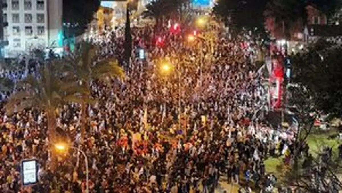 تظاهرات شهرک‌نشینان برای برکناری نتانیاهو
