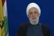 پیام شیخ نعیم قاسم برای رهبر انصارالله
