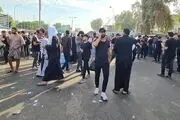 سردرگمی آشوبگران حامی جریان صدر در منطقه سبز عراق
