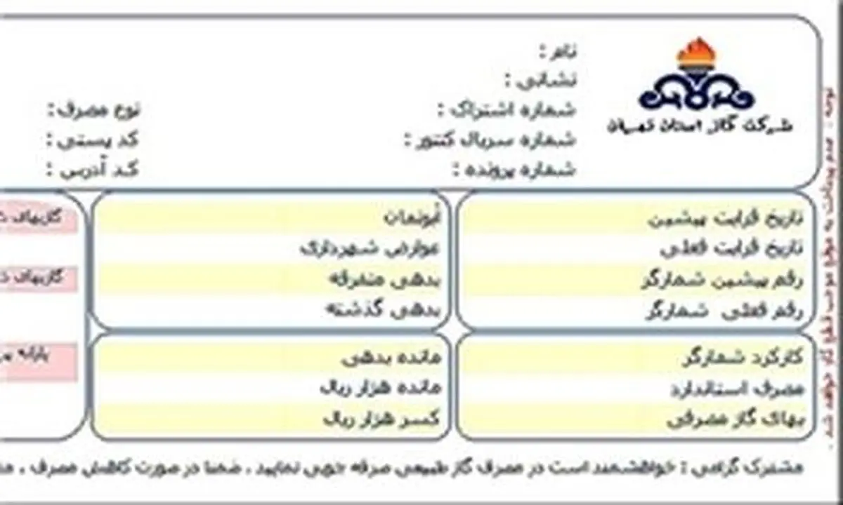 محاسبه قیمت گاز در فصول گرم سال پلکانی شد
