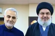 تصاویر جدید از آخرین دیدار شهید سلیمانی با سید حسن نصرالله