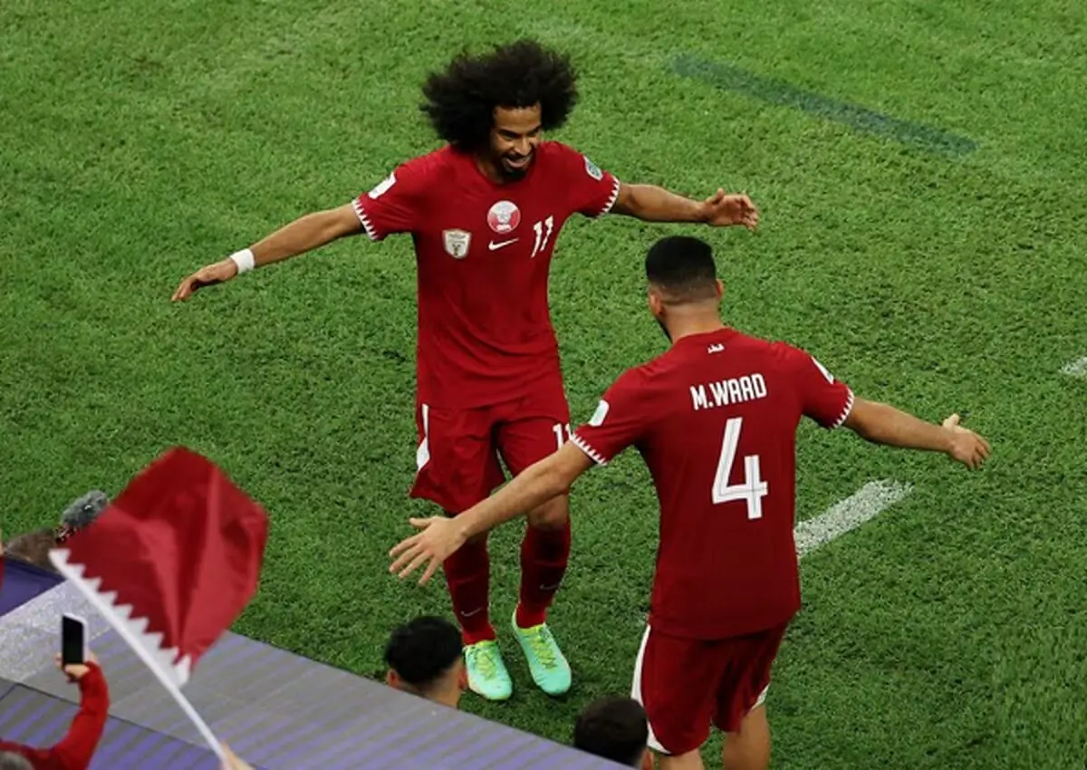 گل قطر به ایران توسط جاسم عبدالسالم در دقیقه17