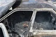 
3 سرنشین خودروی پژوپارس در آتش سوختند
