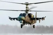 لحظات سقوط دو هلی‎کوپتر روسی+فیلم