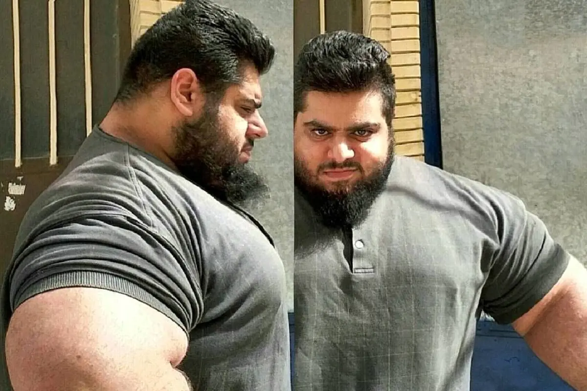 فیگور ناجور هالک ایرانی برای ترساندن هادی چوپان رو شد+ تصویر
