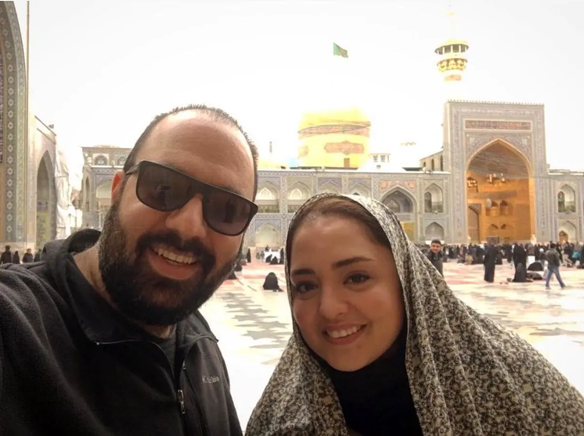 نرگس محمدی و علی موتوری در یک قاب +عکس