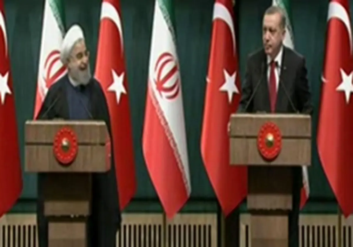 ترکی صحبت کردن روحانی در دیدار با اردوغان+فیلم
