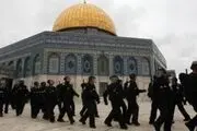حمله نظامیان رژیم صهیونیستی به نمازگزاران فلسطینی