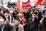 تجمع دانشجویان تهرانی مقابل سفارت عربستان