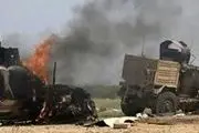 انهدام خودروهای متجاوزان توسط یمنی‌ها