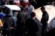 جزئیات
سقوط تخته سنگ روی سواری پراید در اصفهان 