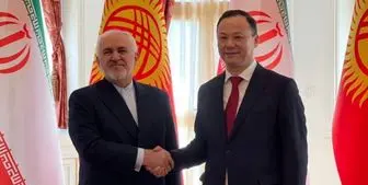 دیدار ظریف با وزیر خارجه قرقیزستان