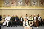 ببینید/ واکنش جالب بسیجیان در بیت رهبری