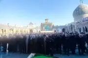 پیکر مرحومه اشرف بروجردی به خاک سپرده شد
